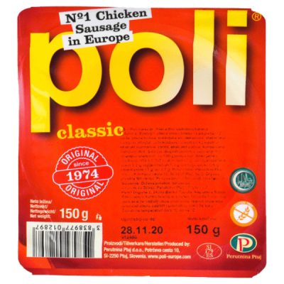 KOBASICA POLI SLAJS 150G PERUTNIN