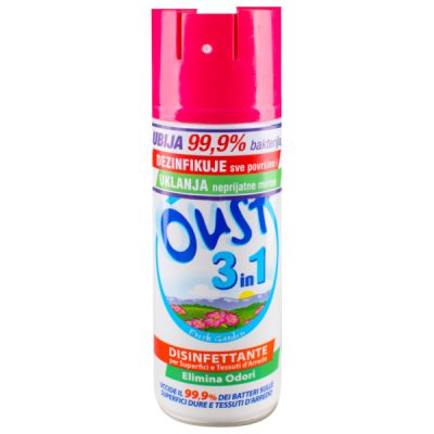 OSVEZIVAC PROSTORA OUST SPREJ 3u1 GARDEN 400ml