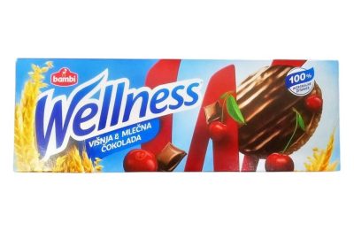 Keks Integralni Višnja i Čoko Preliv Wellness 155 g