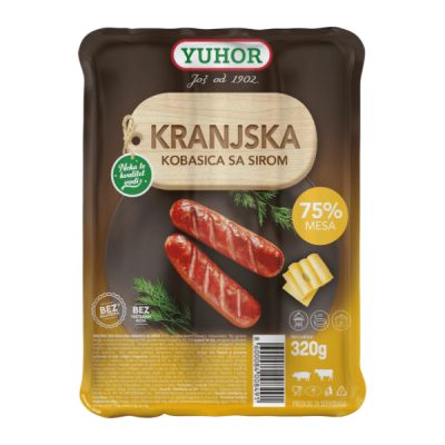 Kobasica Kranjska sa Sirom 320 g Yuhor