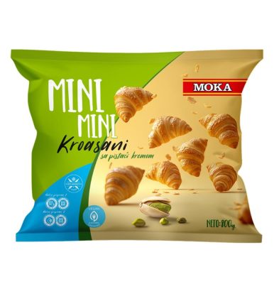 Kroasan Mini Mini sa Pistaći Kremom 800 g Moka