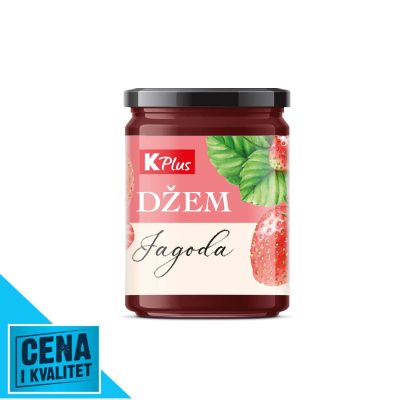 DŽEM JAGODA 680G K PLUS