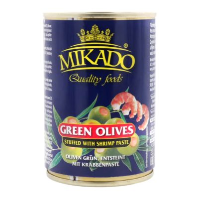 MASLINE ZELENE PUNJENE PASTOM OD SKAMPA 280G MIKADO