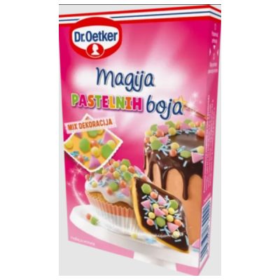 UKRAS ZA TORTU MAGIJA PASTELNIH BOJA DR.OETKER 70G