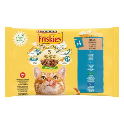 HRANA ZA MAČKE PRELIV RIBA FRISKIES 4X85G