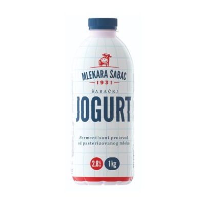JOGURT PET 2.8% 1KG MLEKARA SABAC