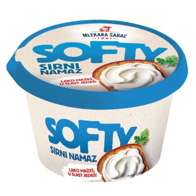SIRNI NAMAZ SOFTY 60%MM MLEKARA ŠABAC 200G