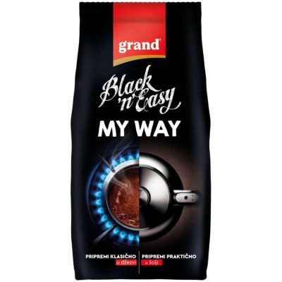 KAFA MLEVENA TRADICIONALNA MY WAY BLACK&EASY 175G