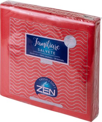 SALVETE 2SL CRVENE 33X33 ZEN 30/1