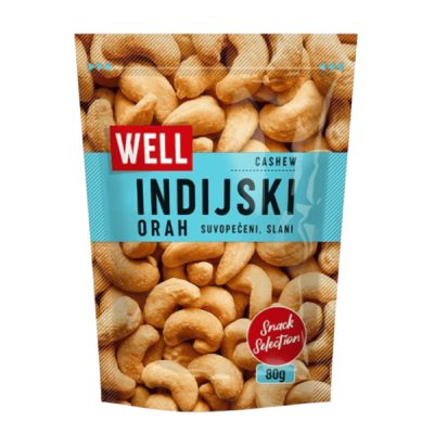 TIRA INDIJSKI ORAH PECENI SLANI 80GR