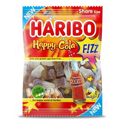 BOMBONE GUMENE HAPPY FIZZ HARIBO 100G