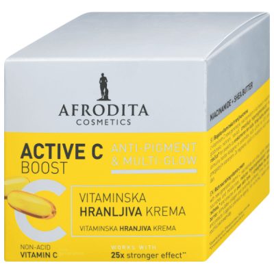 AFRODITA ACTIVE C BOOST hranljiva krema 50ml