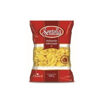 TESTENINA MAKARONE VELIKA ŠKOLJKA SENTELLA 350G