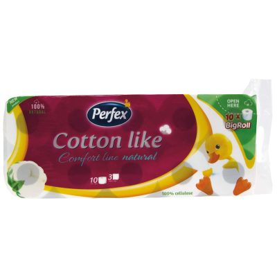 TOALETNI PAPIR 3SL COTTON NATURAL PERFEX 10/1