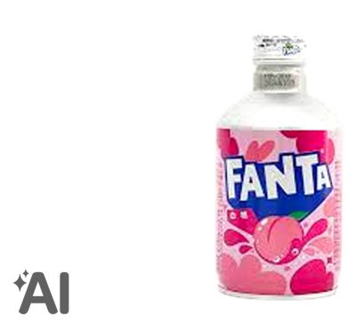 Fanta, osvežavajuće gazirano bezalkoholno piće sa ukusom breskve, 300ml