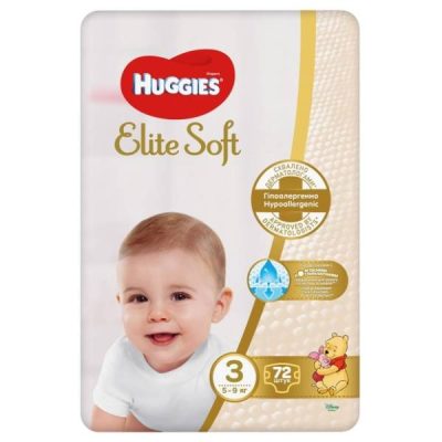 PELENE HUGGIES ESOFT 3 MEGA 72/1