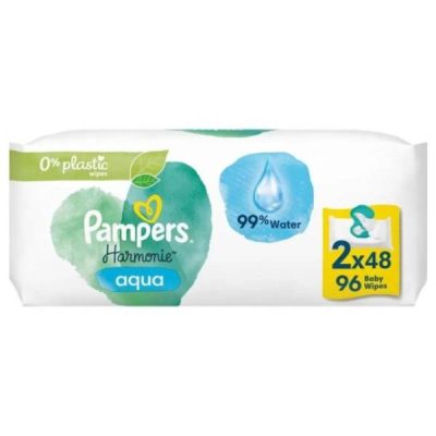 Vlažne Maramice Aqua Pure Harmonie Pampers 2x48