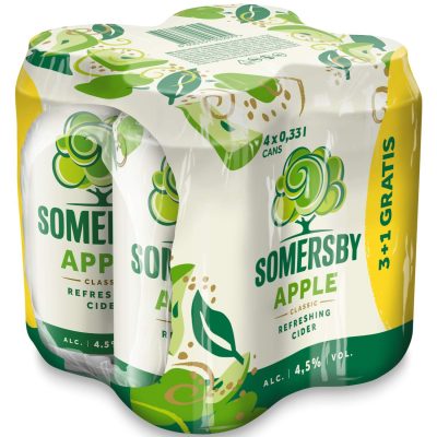 Cider Somersby Jabuka Can 0,33 l 3+1