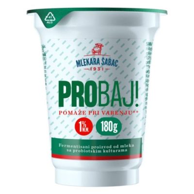 ABT JOGURT 1%mm 180g SABAC