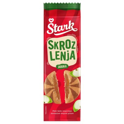 KEKS SKROZ LENJA NAPOLA PITA JABUKA ŠTARK 135G
