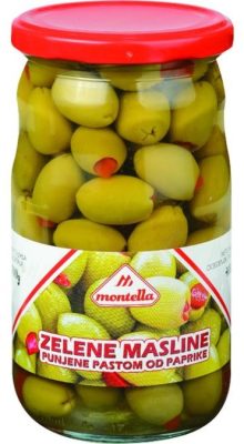 Masline Montella Zelene Punjenje Pas. od Pap.700 g