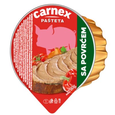 PAŠTETA SA POVRĆEM CARNEX 50G
