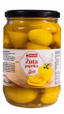 Paprika zuta ljuta Maxi 650g