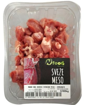 Svinjske kockice but 400gr/kom mape Nede