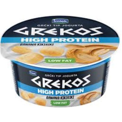 JOGURT PROTEIN GRČKI HIGH BANANA I KIKIRIKI 150G