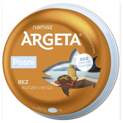 PASTETA ARGETA POSNA 95G