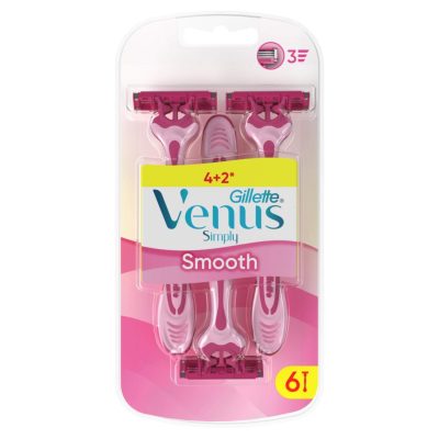 BRIJAČ ŽENSKI SIMPLY 3 VENUS 4+2
