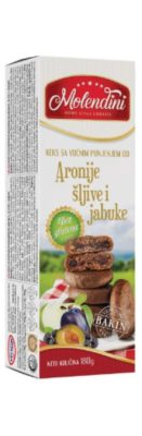 Keks bez Glutena Aron.Šljiva Jab. Moledini 180 g