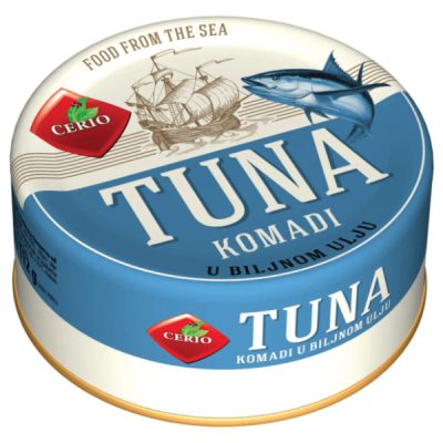 TUNA KOMADI U BILJNOM ULJU 160G CER