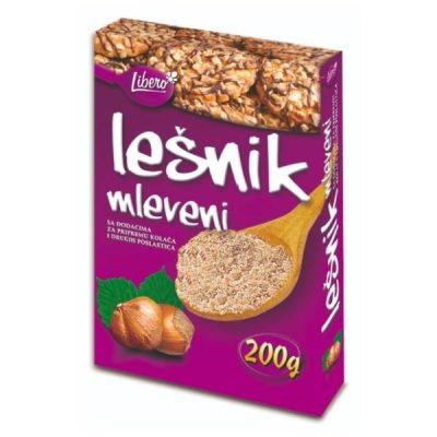 Lešnik Mleveni Libero 200 g