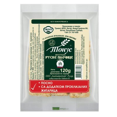 PLOČICE INTEGRALNE RUSKE SA KIMOM TONUS 120G