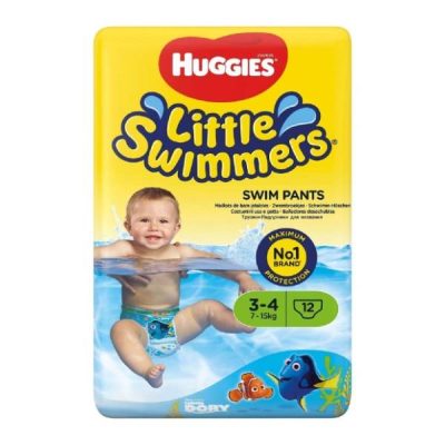 PELENE HUGGIES SWIMMERS 3-4 7-15KG 12/1