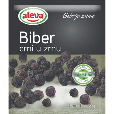 BIBER U ZRNU CRNI ALEVA 20G