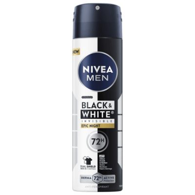 DEO SPREJ MEN B&W INVISIBLE EPIC NIGHT NIVEA 150ML